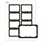 Avery® Printable Adhesive Name Badges, 2-1/3" x 3-3/8", Pre-printed Black Border with Metallic Gold Flourish Design, Matte White, Laser & Inkjet Compatible, 80 Total